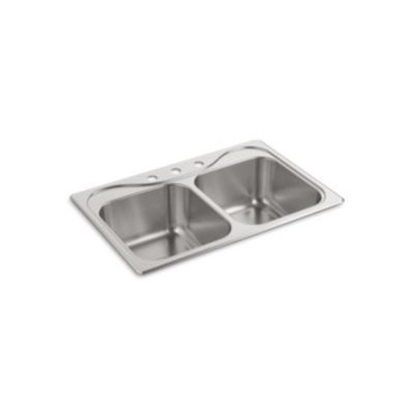 Sterling Southhaven 33X22X8.5 Dbl Basin Sink 11850-3-NA